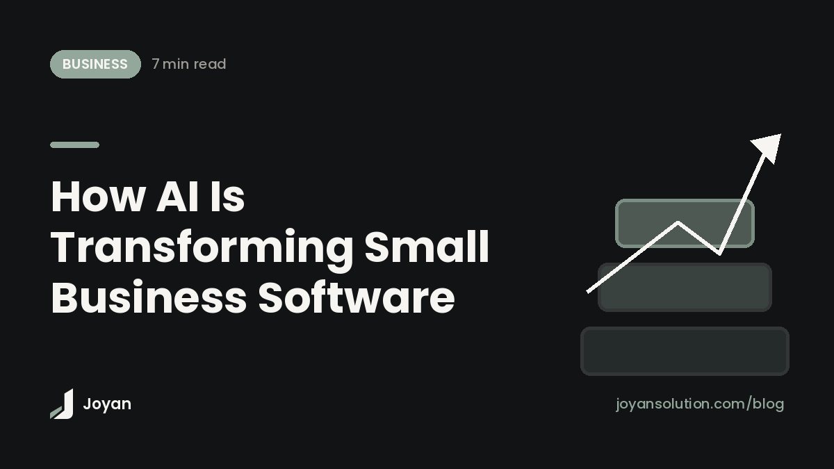 How AI Is Transforming Small Business Software