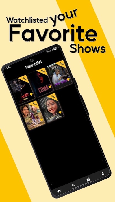 OTT / Video Streaming app screen