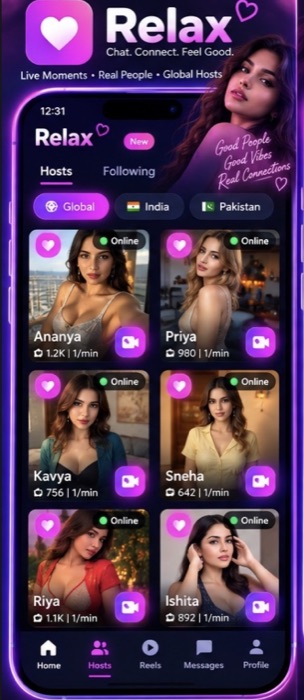 Live Video Calling screen
