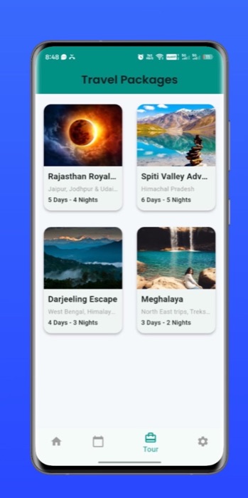 WeekendDoIt app screens